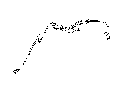 Subaru 27540FG000 Sensor Assembly Abs Rear RH