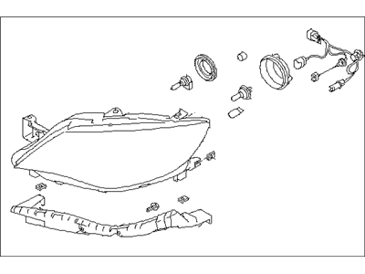 2009 Subaru Impreza Headlight - 84001FG320