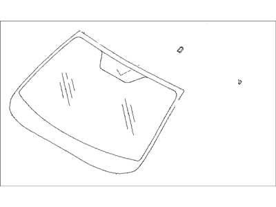 Subaru 65009FG050 Front Window Glass