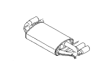 Subaru Impreza WRX Muffler - 44300FG250