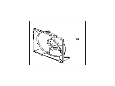 Subaru 45137AA030 Radiator SHROUD