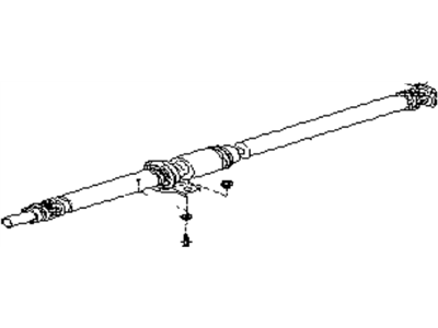 1990 Subaru Legacy Drive Shaft - 27031AA101