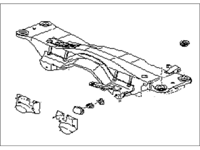 1992 Subaru Legacy Rear Crossmember - 20151AA010