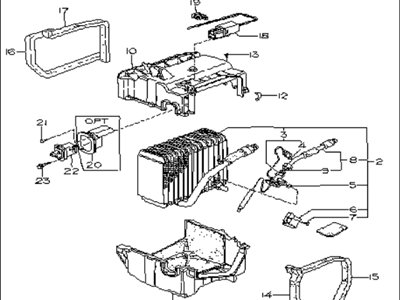 Subaru Legacy Evaporator - 73061AA030