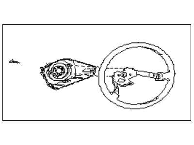 Subaru Legacy Steering Wheel - 34311AA260MD