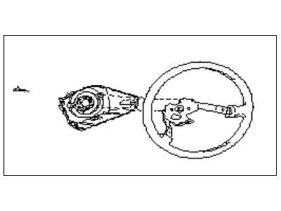 Subaru 34311AA260MD Steering Wheel Assembly