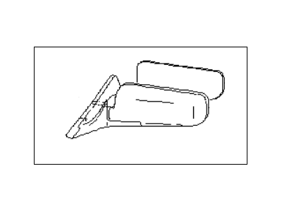 Subaru 91032AA071LD Rear View Mirror Assembly Door