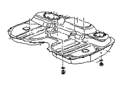 1991 Subaru Legacy Fuel Tank - 42120AA051