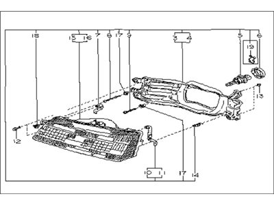 Subaru 84004AA280 Passenger Side Headlamp Assembly