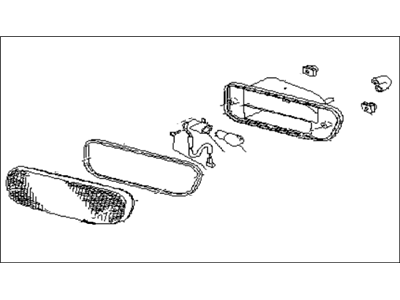 Subaru 84441AA050 Front Turn Signal Lamp