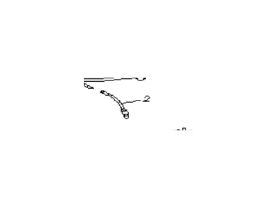 Subaru Speedometer Cable - 737411751