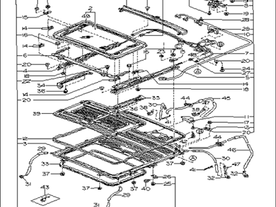 Subaru 65410AA100 Sunroof Assembly