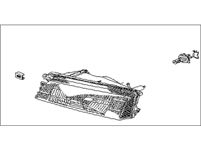 1990 Subaru Legacy Headlight - 84004AA070