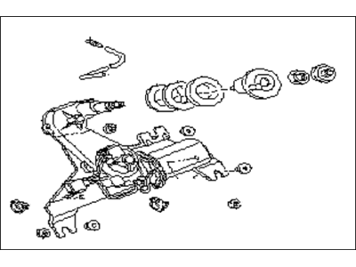 1990 Subaru Legacy Wiper Motor - 86511AA070