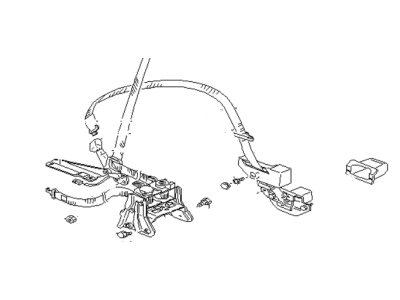 1990 Subaru Legacy Seat Belt - 64610AA060LM