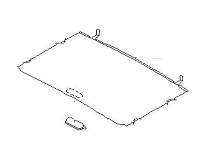 1999 Subaru Legacy Sun Visor - 65470AC010MS