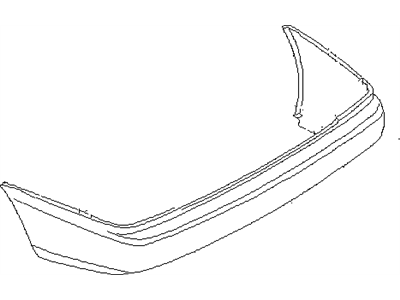 Subaru 57730AC090 Bumper Face Rear