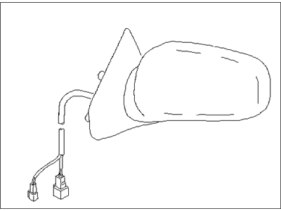 Subaru 91031AC020FQ PT941796 Rear View Mirror