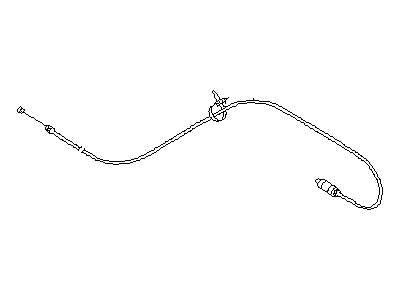 Subaru Outback Fuel Door Release Cable - 57330AC030