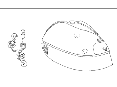 Subaru 84201AC091 Rear Combination Lamp