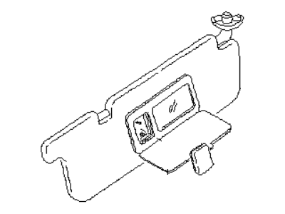 1999 Subaru Legacy Sun Visor - 92010AC640MS