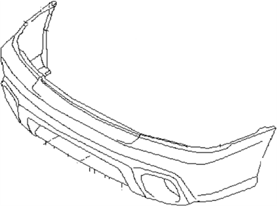 1996 Subaru Outback Bumper - 57730AC080