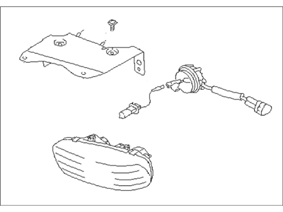 1998 Subaru Legacy Daytime Running Lights - 84501AC210