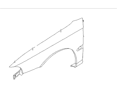 Subaru 57110AC080 Front Fender RH