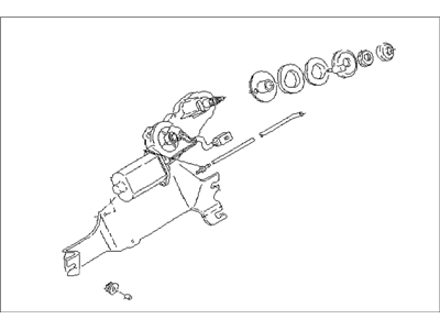Subaru 86511AC101 WIPER Motor Assembly