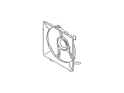 1997 Subaru Legacy Fan Shroud - 45137AC000