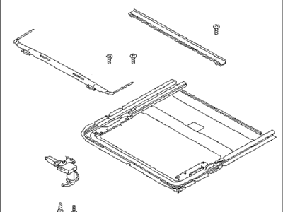 Subaru 65410AC100 Rail Complete Sun Roof