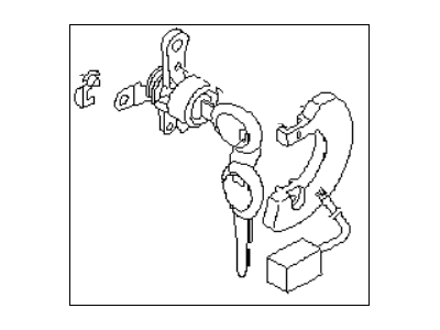 1998 Subaru Outback Door Lock Cylinder - 57420AC070