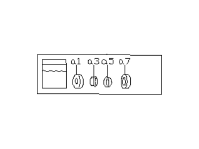 Subaru 26295AA030 Wheel Cylinder Repair Kit