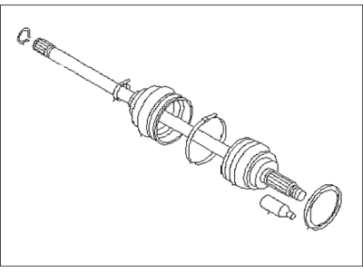 1993 Subaru Impreza CV Joint - 28091AA004