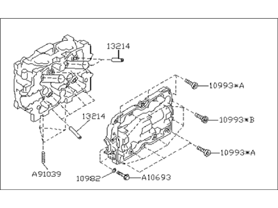 Subaru 11039AB101 Cylinder Head Assembly