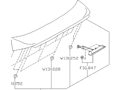 Subaru Spoiler - 96031SJ030E8