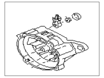 1997 Subaru SVX Alternator Case Kit - 23727AA090