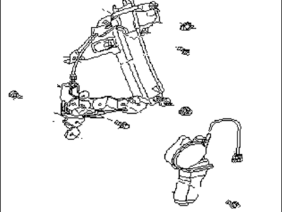 1993 Subaru SVX Window Regulator - 62102PA000