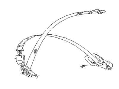 Subaru 64600PA050MD Seat Belt Set Passive RH