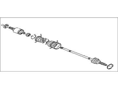 1997 Subaru SVX Axle Shaft - 28021PA023