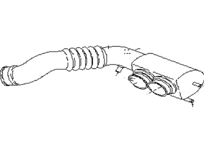 1994 Subaru SVX Air Duct - 14457AA062