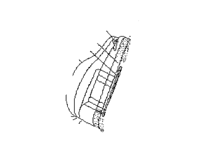 Subaru SVX Seat Heater - 64225PA010