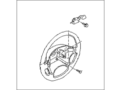 1996 Subaru SVX Steering Wheel - 34311PA171DO