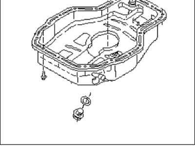 1993 Subaru SVX Oil Pan - 11109AA062