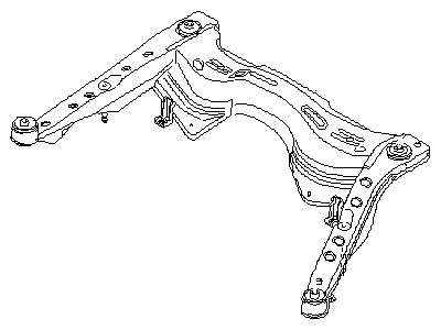 Subaru 20150PA100 Rear Suspension Frame Sub Assembly