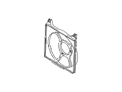 1993 Subaru SVX Fan Shroud - 45137PA010