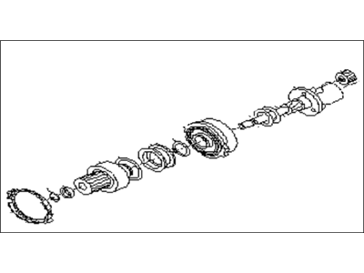 Subaru XT Starter Shaft - 23328AA000