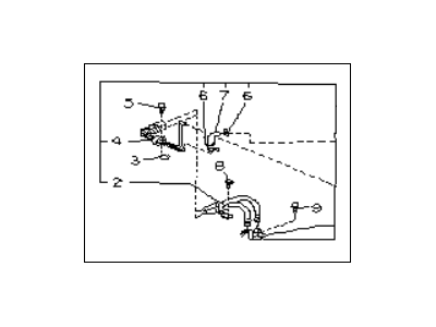 1989 Subaru XT Power Steering Hose - 31055GA330