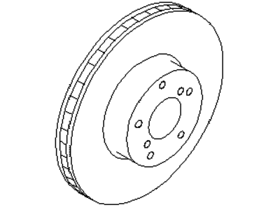 Subaru Legacy Brake Disc - 26300AN00A