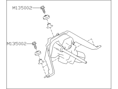 2020 Subaru Legacy Wiper Motor - 86510AN08A